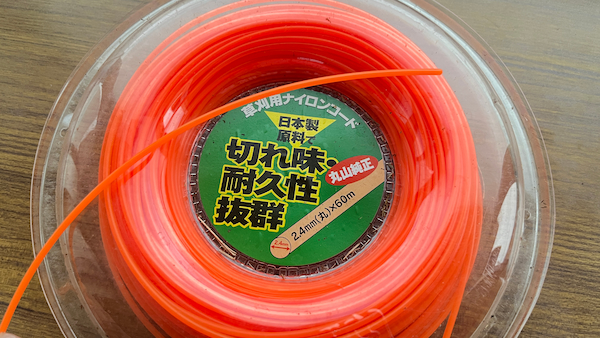 丸山丸型ナイロンコード2.4mm 60m